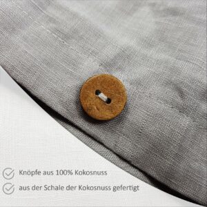 Grau | leinenlieb®-Bettwäsche aus 100% reinem Leinen