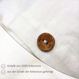 Weiße leinenlieb®-Bettwäsche aus 100% reinem Leinen
